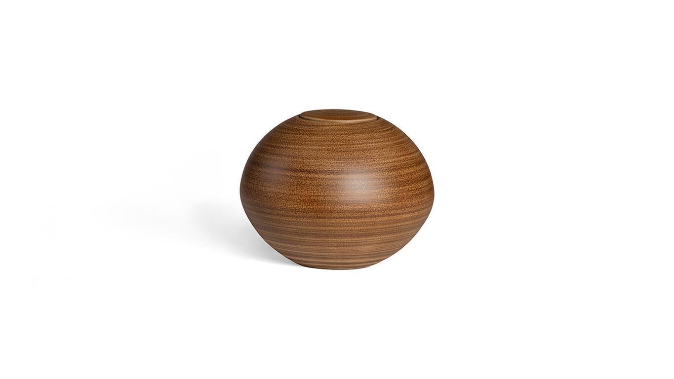 Sfera søkugle i valnød med huller