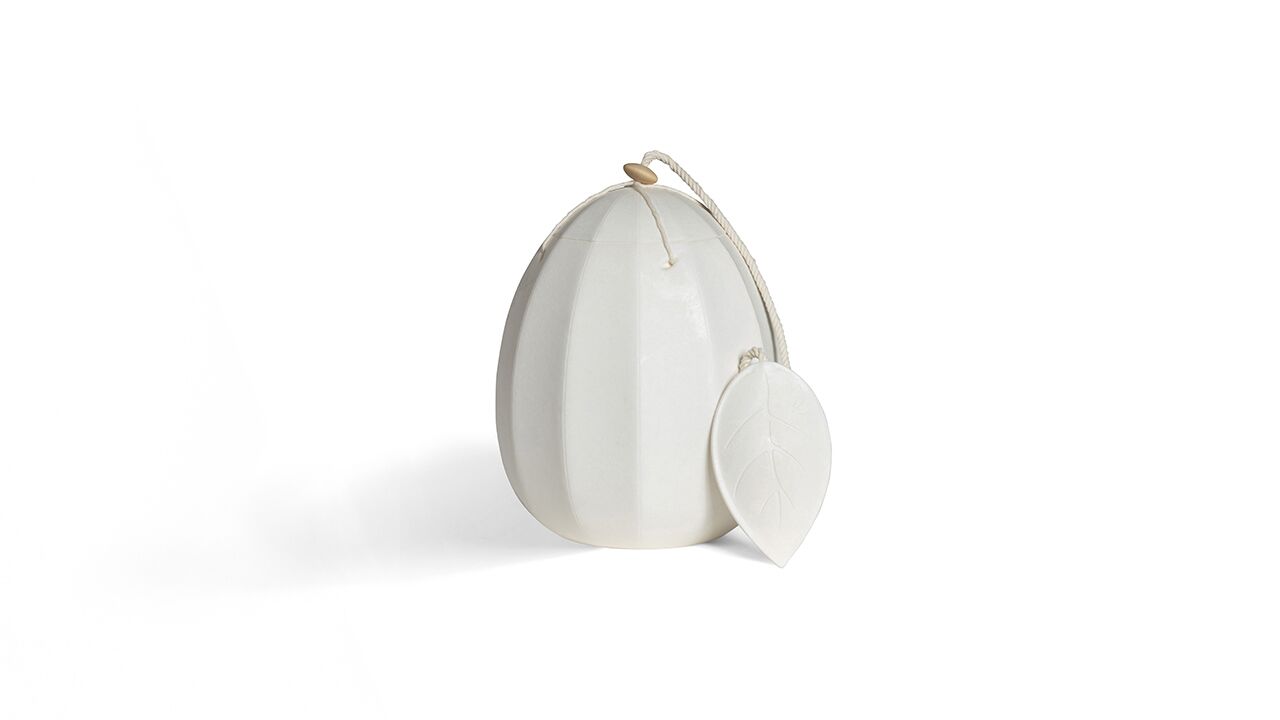 Beyond Life urne i hvid