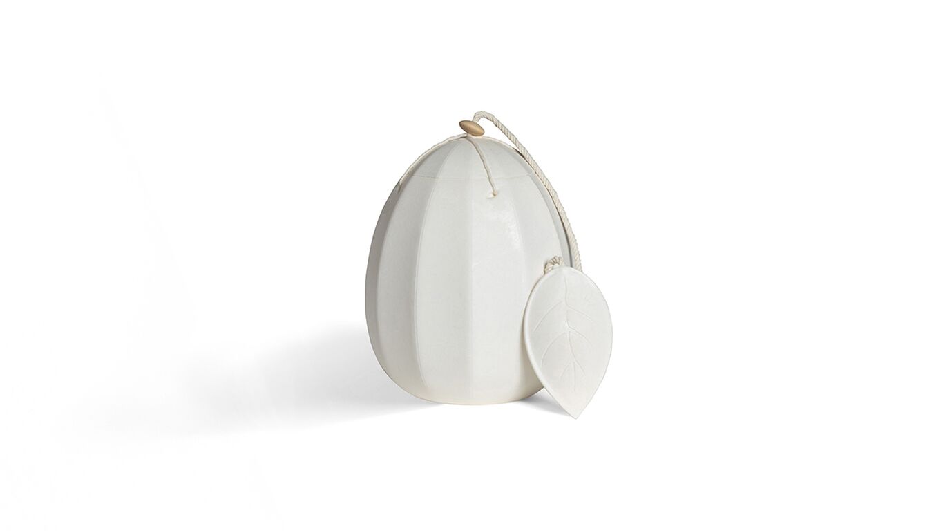 Beyond Life urne i hvid