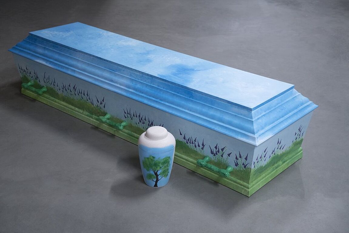 Farvede kiste - en afsked med personlighed