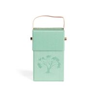 Museumsurne i grøn med livets træ