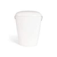 Heim urne i gloss cremehvid