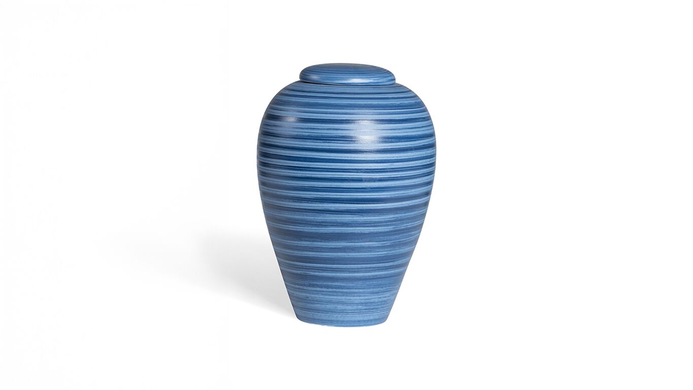 Sfera urne høj i blå