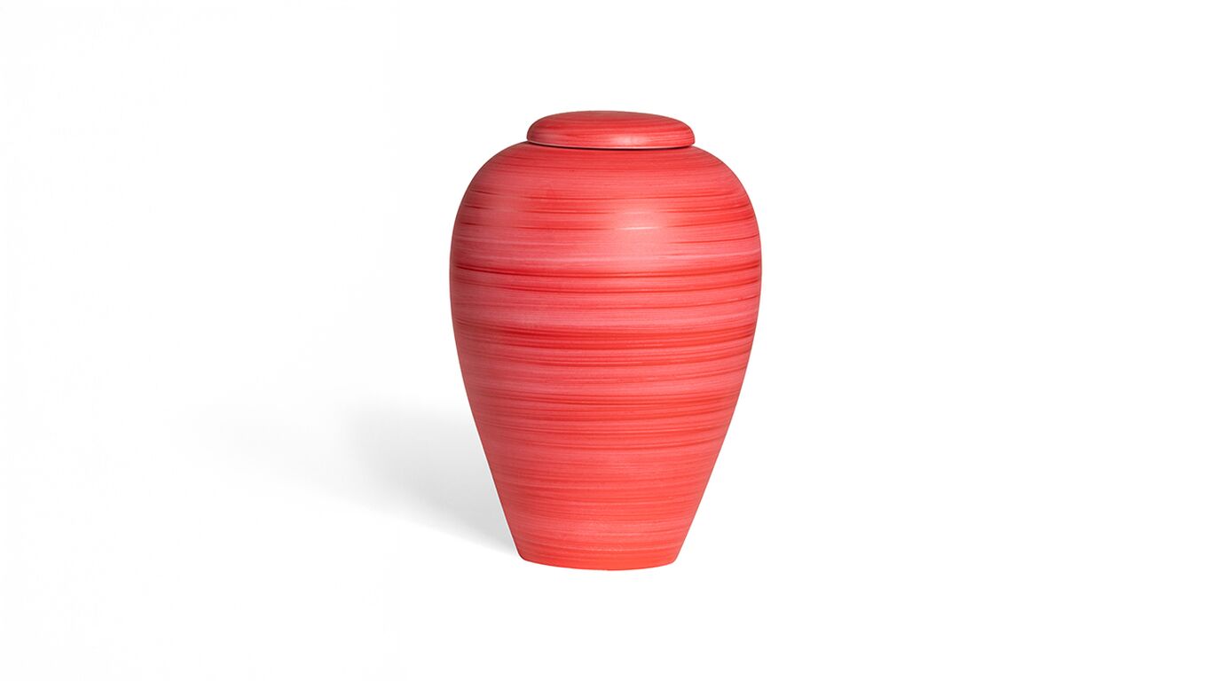 Sfera urne høj i rød