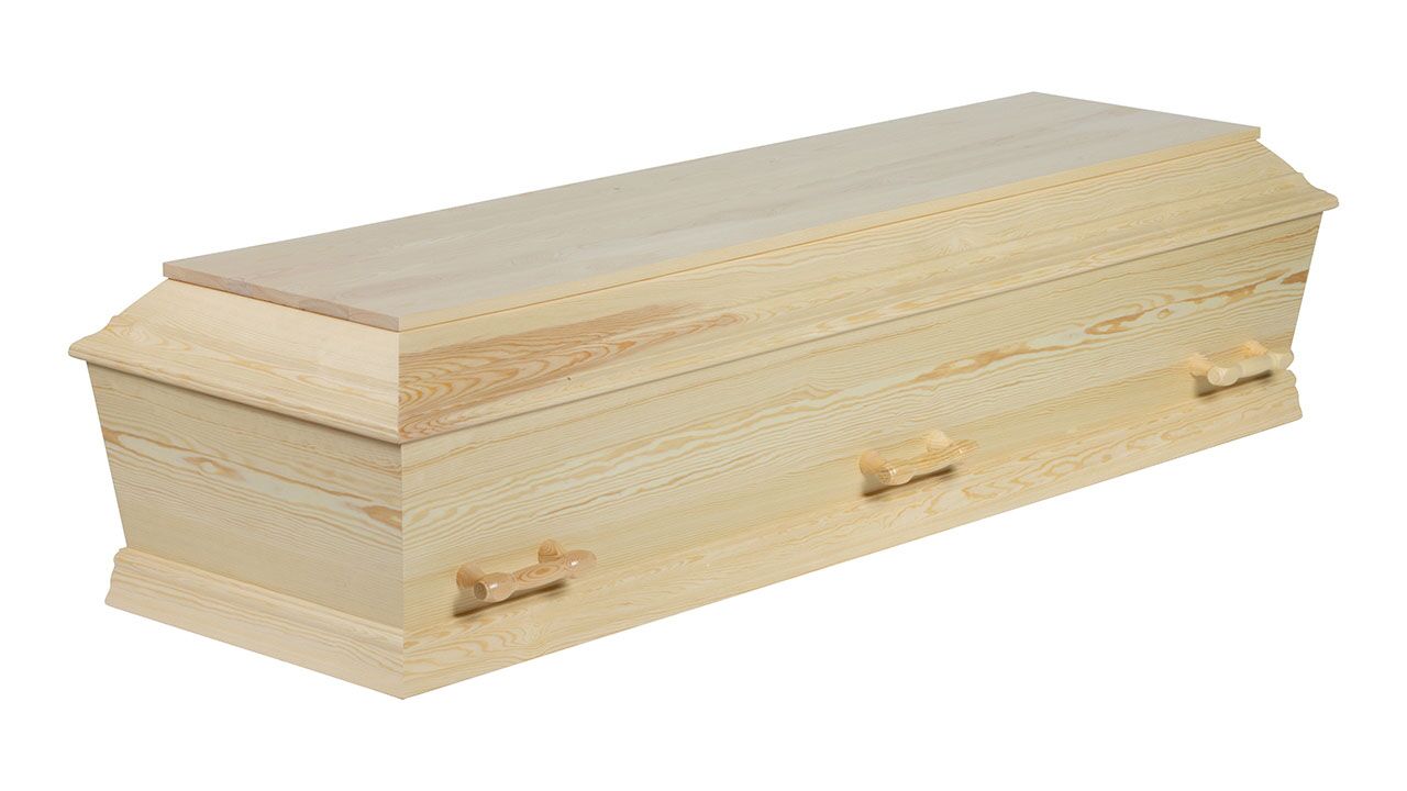 Kremeringskiste fyrretræ
