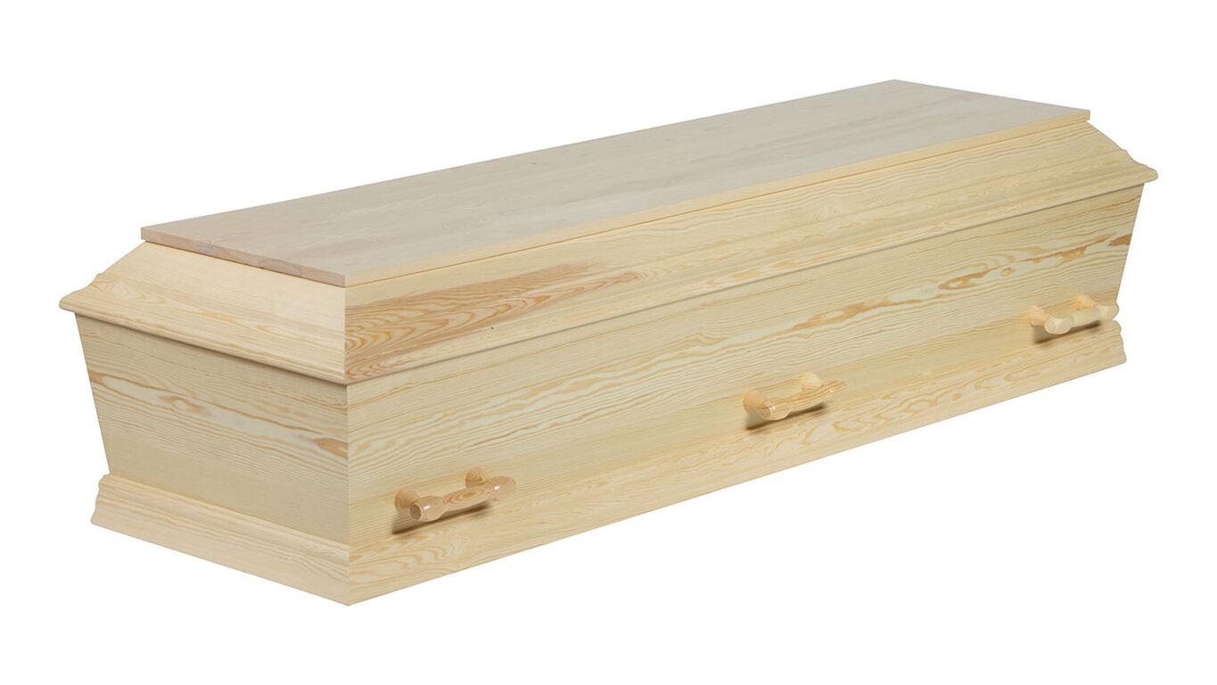 Kremeringskiste fyrretræ