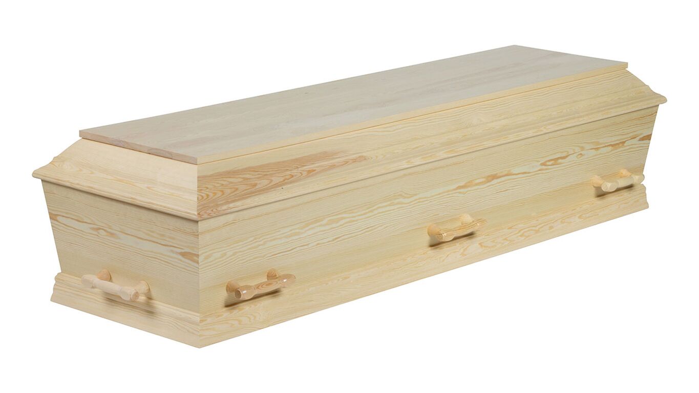 Kremeringskiste fyrretræ