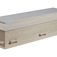 Kremeringskiste fyrretræ ludbehandlet