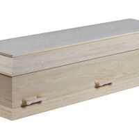 Kremeringskiste fyrretræ ludbehandlet