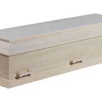 Kremeringskiste fyrretræ ludbehandlet