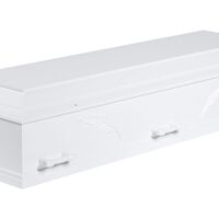 Kremeringskiste med palmer