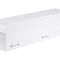 Kremeringskiste med palmer