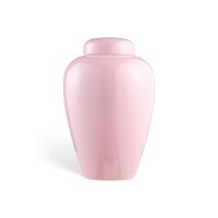 Lyserød ler med glasur