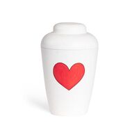 Hvid natururne med hjerte