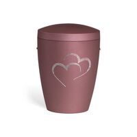 Pludra A bordeaux med hjerte i swarovski