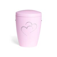 Pludra A lyserød med hjerte i swarovski