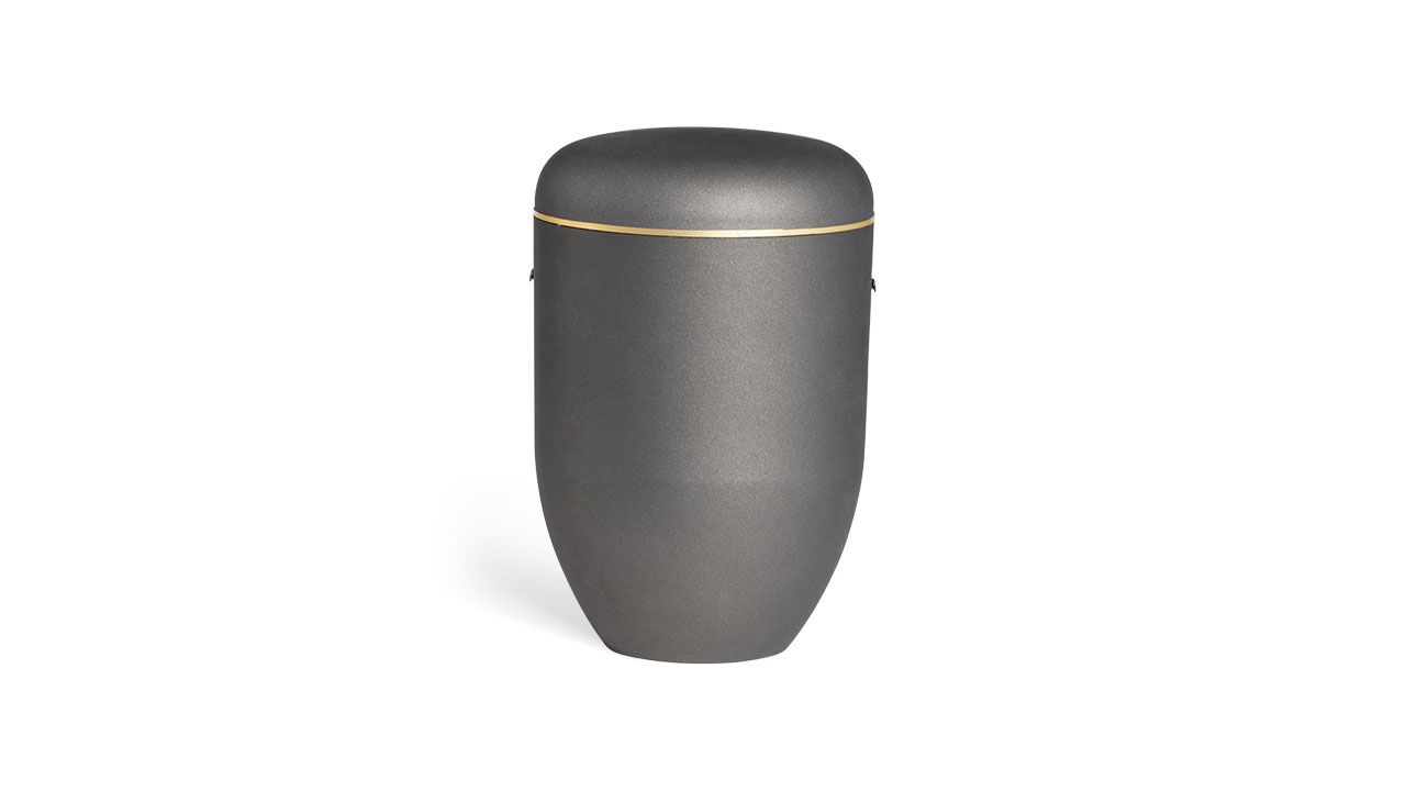 Pludra B sort med guldkant