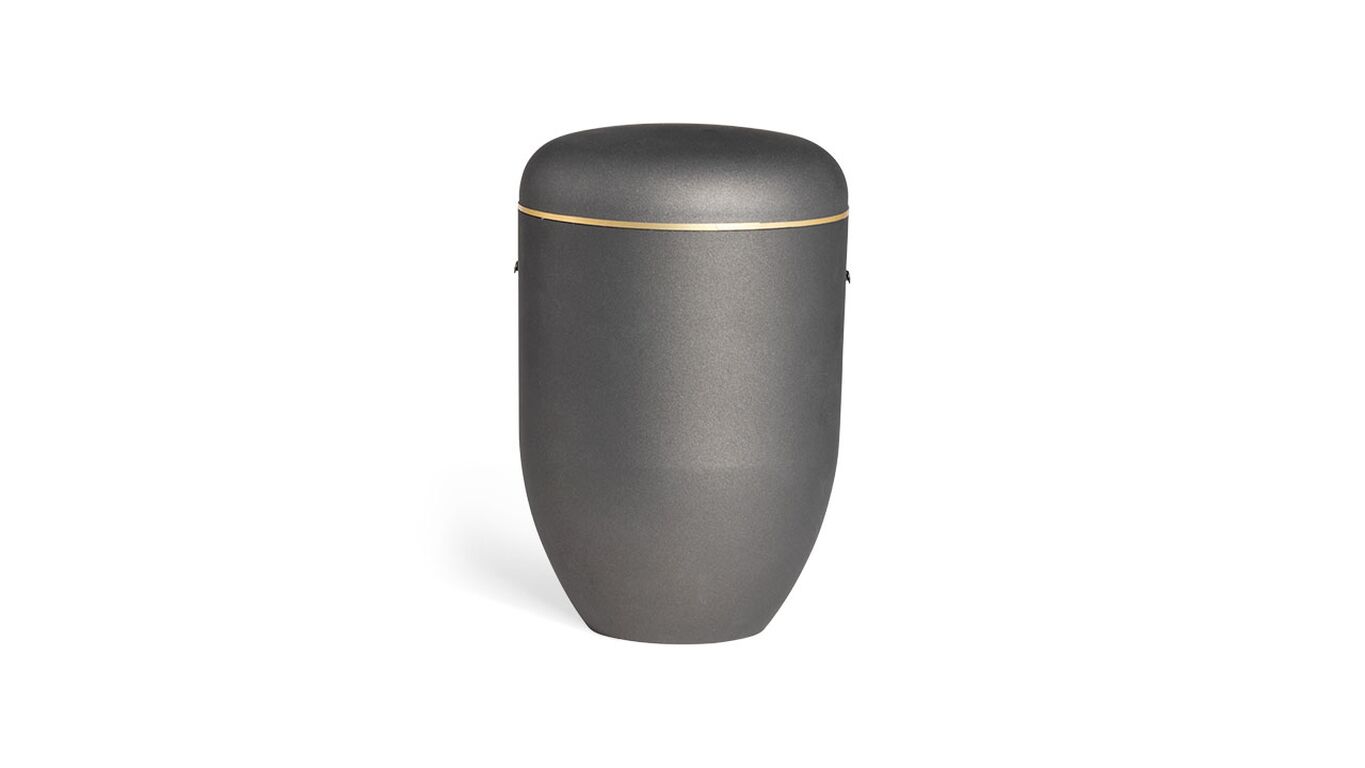 Pludra B sort med guldkant