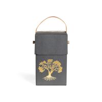 Museumsurne i sort med livets træ