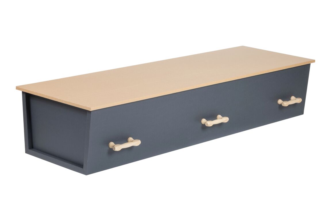 Orbit kiste sort/brun