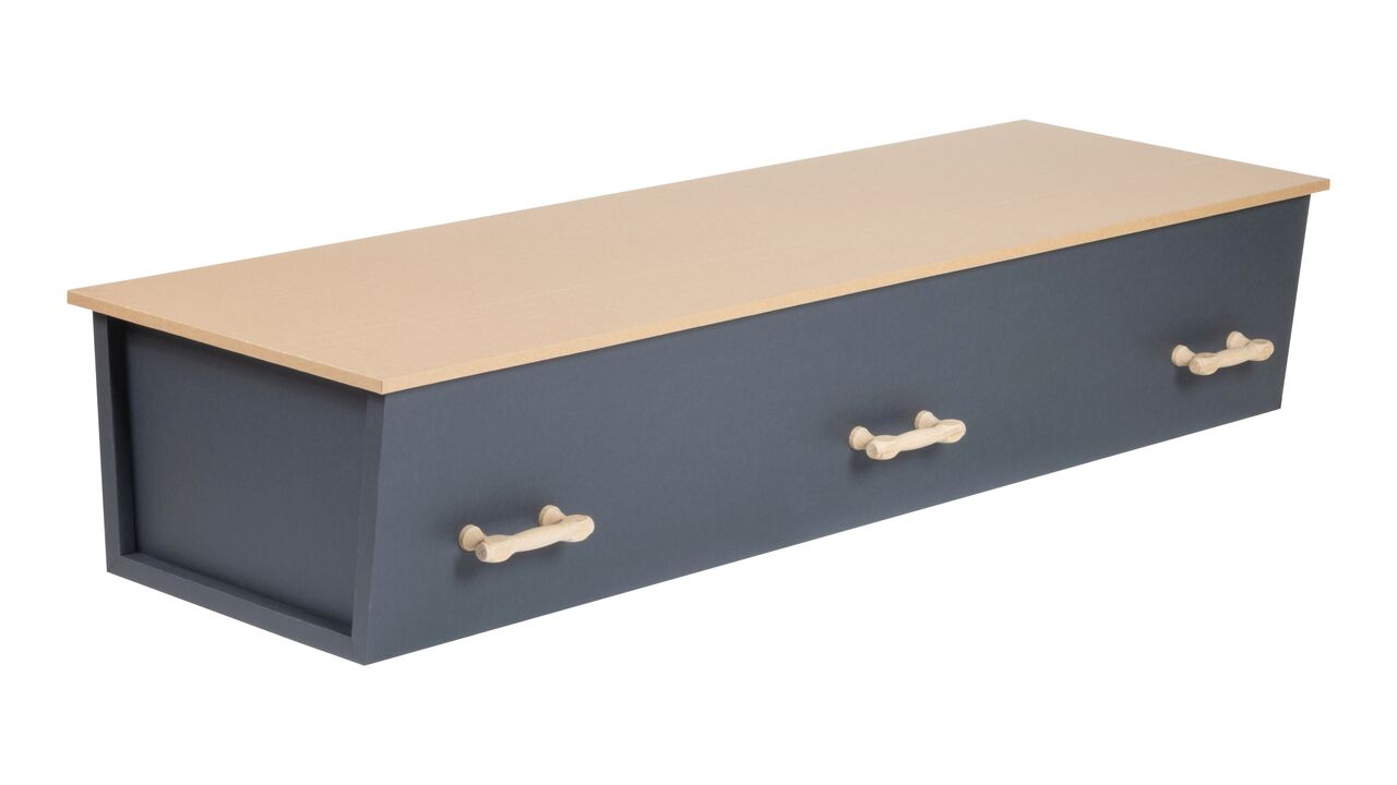 Orbit kiste sort/brun